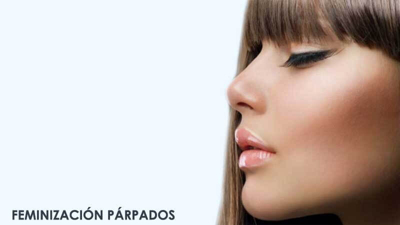 Feminización de cejas y párpados