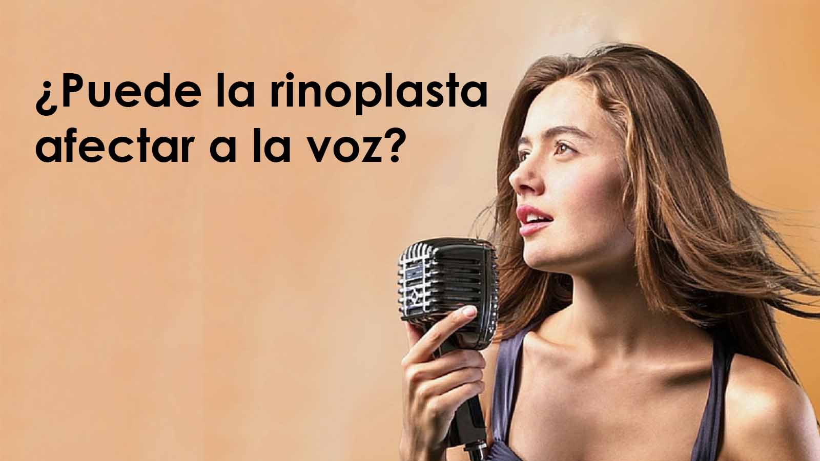 Rinoplastia y cambio de voz